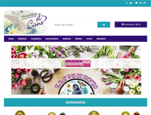 Tablet Screenshot of manualidades-elcisne.com